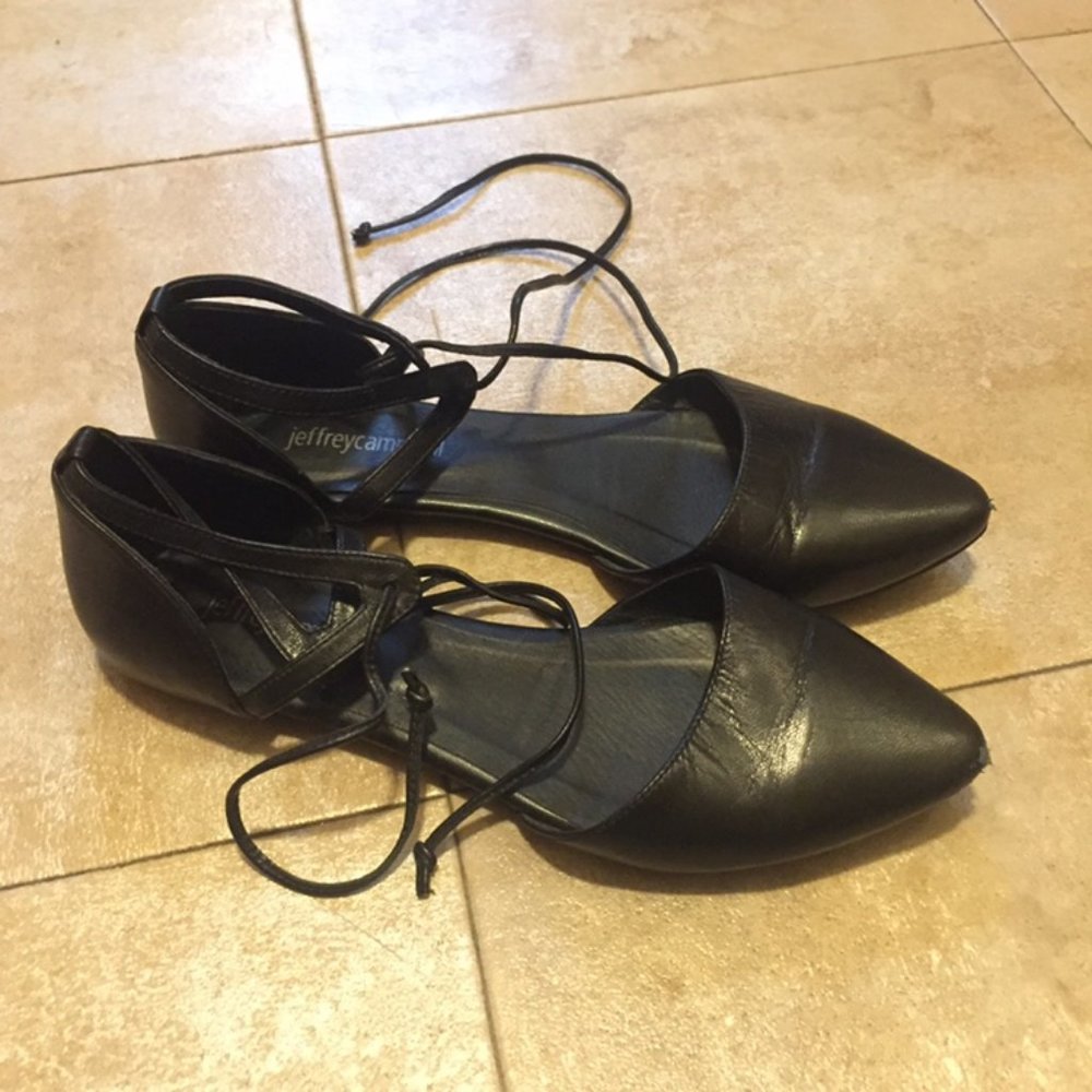 Jeffrey Campbell Leather Flats Size 6